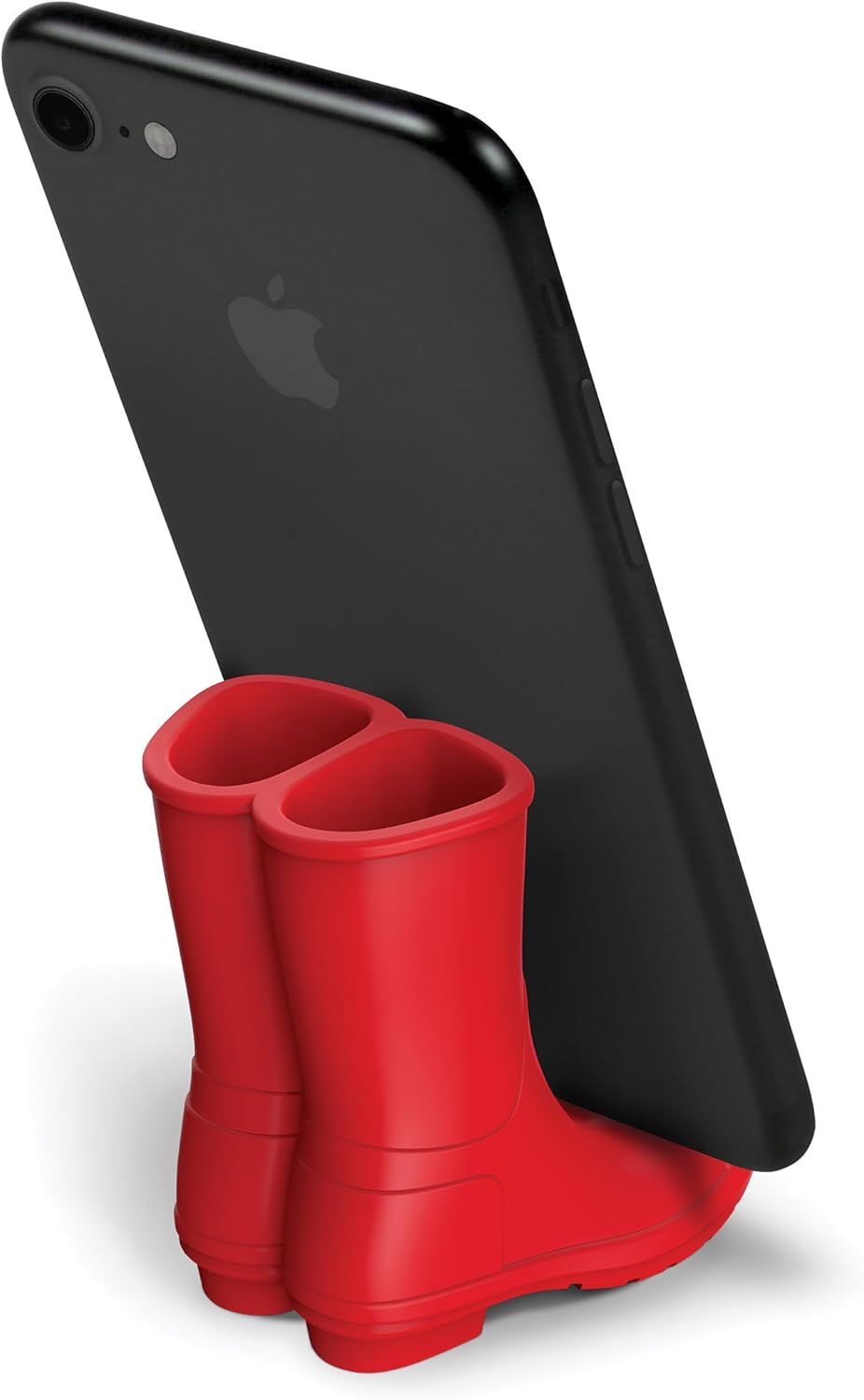 Genuine Fred 5216342 Reboot Silicone Rain Boots Mobile Phone Stand, Red (Pack of 2)