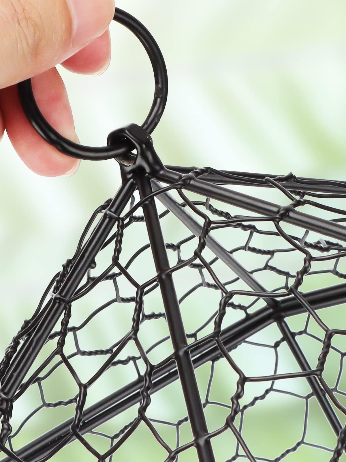 Kalolary 5 Packs Garden Chicken Wire Cloche, 13.5" D x 15.7" H Plant Protector and Cover, Heavy-Duty, No Assembly Required