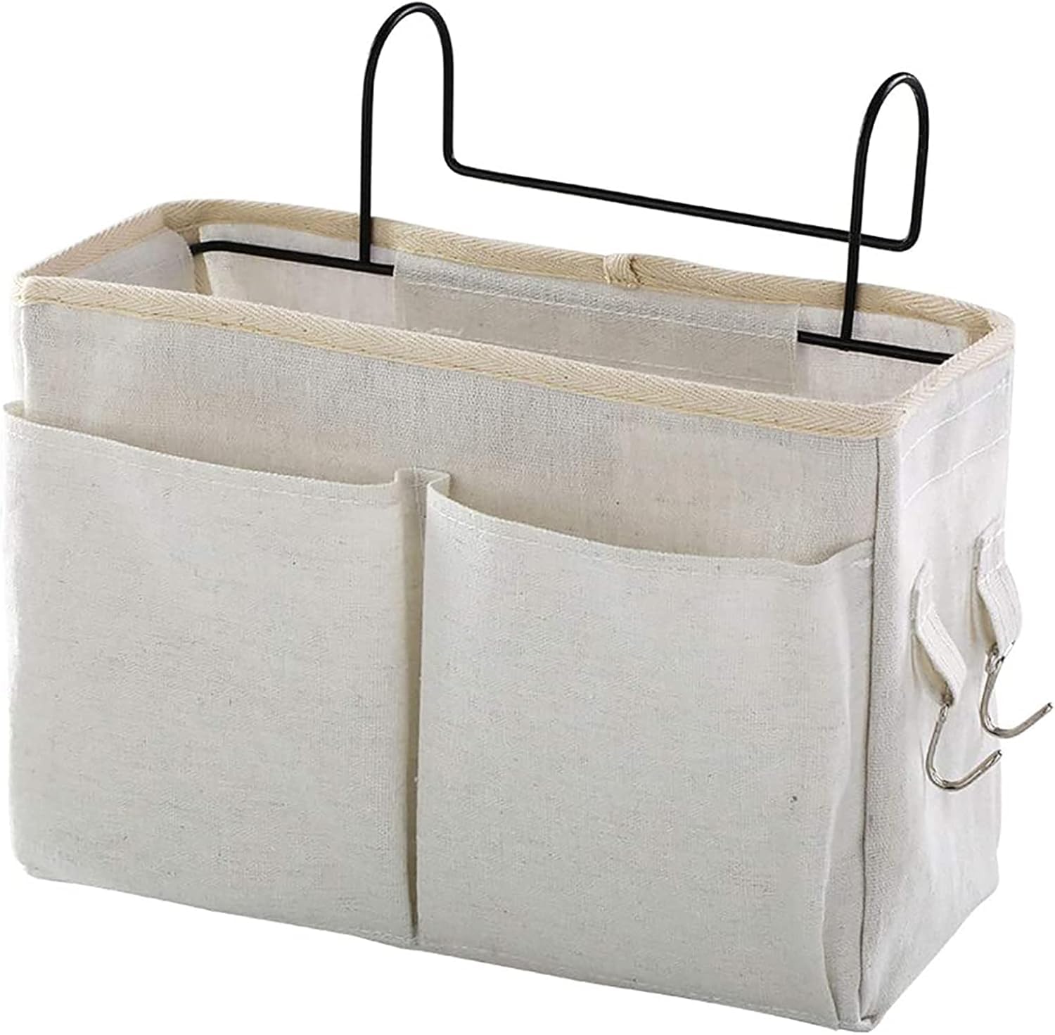 Rexez Bed Organiser, Bed Bag with Darh Hook, Hanging Bag, Bunk Bed, Storage Bag for Book, Magazine, Mobile Phone, Headphones, Bed Storage-image-13