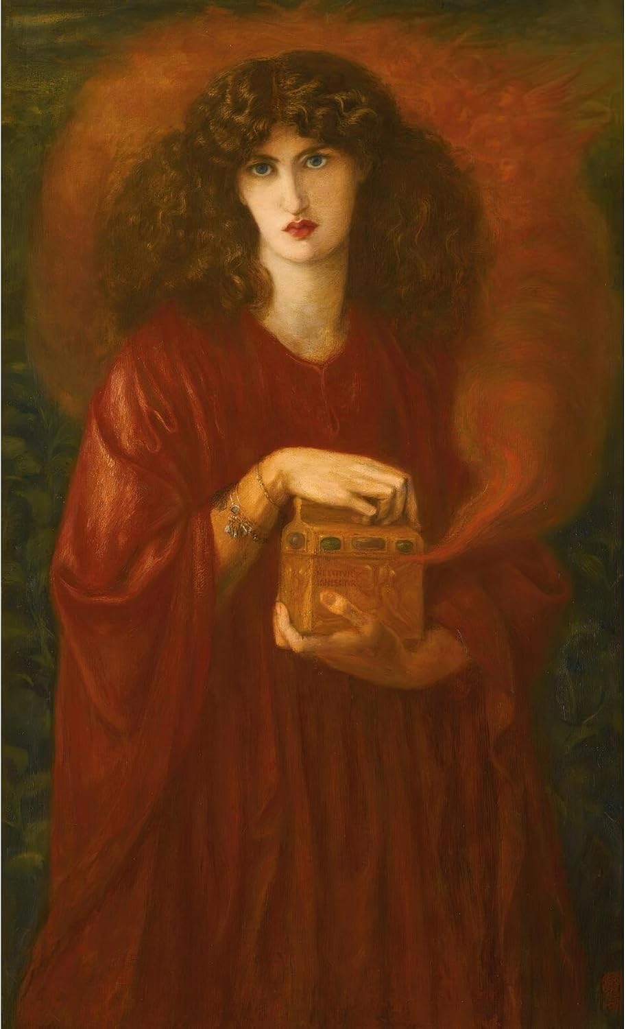 ArtDirect Pandora (1871) Unframed Art Print Giclee Poster by Dante Gabriel Rossetti - Ready for Framing with Customization Sizes 6x10, 8x14, 12x20, 22x36, 29x48 and 36x60 inches