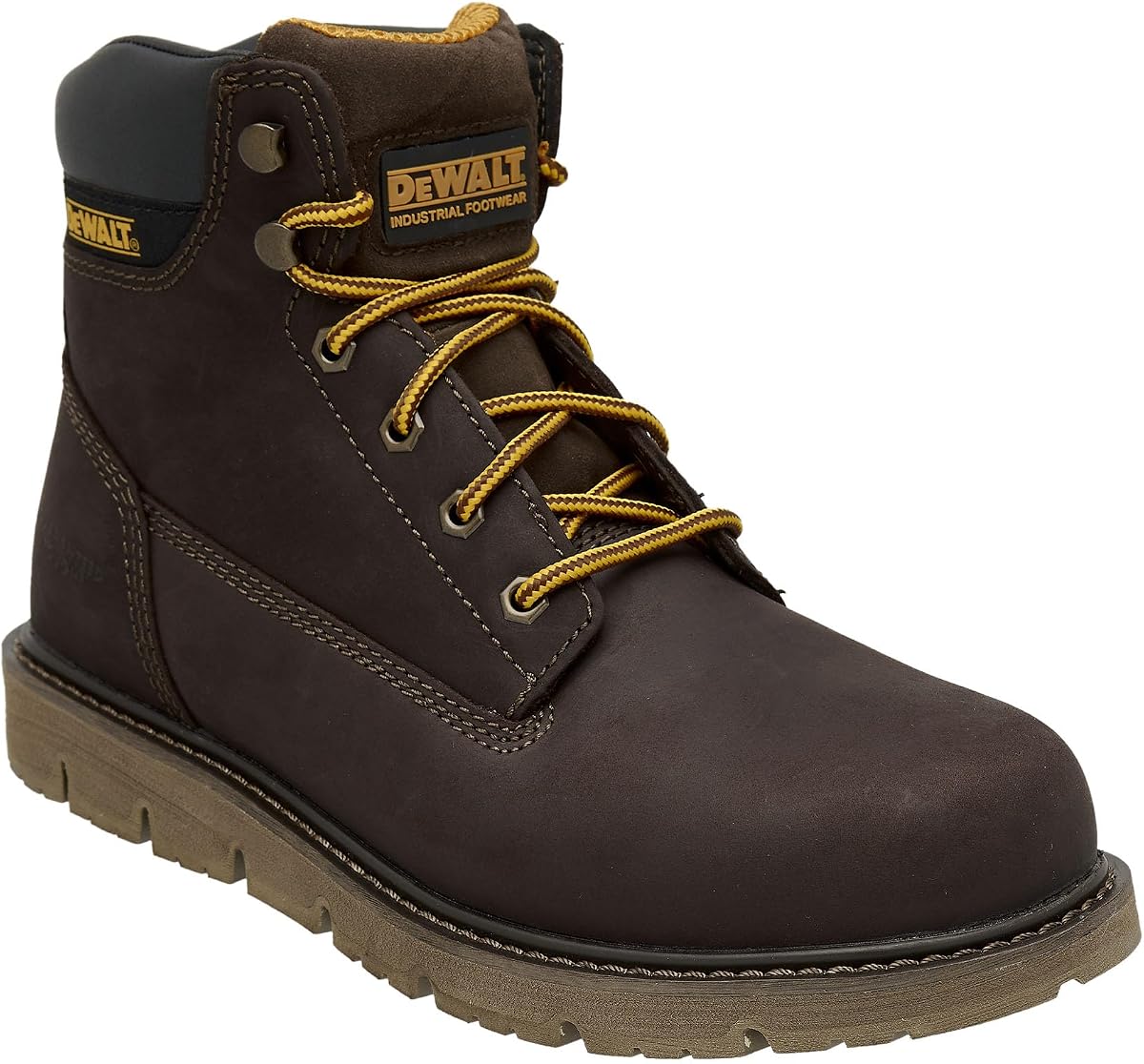 DEWALT Flex ST Cuero, duradero, suela FLEX, punta de acero, bota de trabajo de seguridad para hombres
