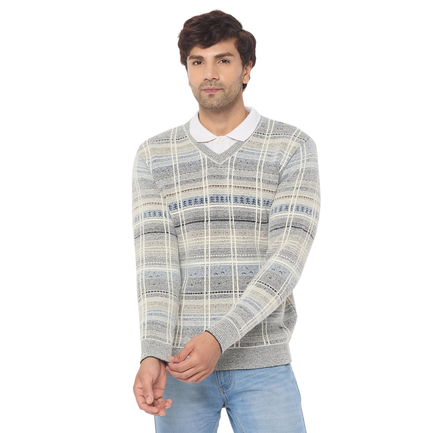 duke Men's Acrylic Blend Casual Pullover Sweater-picture-31