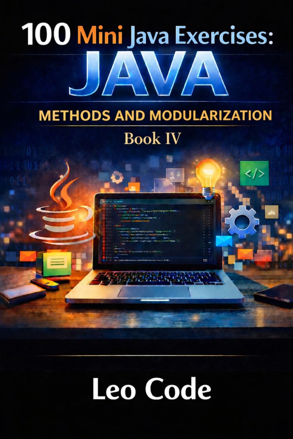 100 Mini Java Exercises: JAVA — Methods and Modularization -Book IV-: Learn Java Methods, Parameters, Return Values, Void Methods, Boolean Logic, and Modular Programming Step by Step