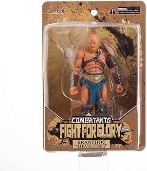 RAYGE3LOV XesRay Action Figures for Spartacus,Branthoc Devilfish