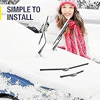 Vista 6 de Escobillas para limpiaparabrisas de repuesto para Lexus NX200t NX300 NX300h 2021, 2020, 2019, 2018, 2017, 2016 y 2015, escobillas de 26 + 16