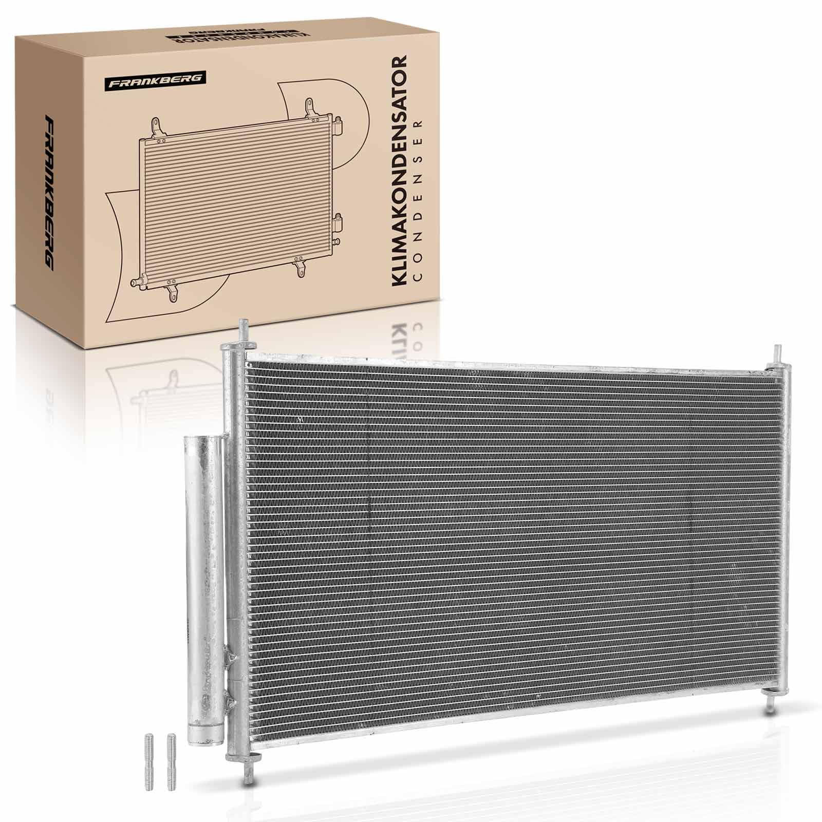 Frankberg Kondensator Klimaanlage 80110TV1E01 | Kompatibel mit Civic IX FK, Civic IX Tourer FK, Civic IX Stufenheck FB