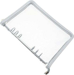 Operitacx 2 Peças Capa Transparente Para Livro De Folhas Soltas Livro De Recortes De Viagem Fichário De Folhas Soltas Capa De Fichário De Orçamento Capa De Fichário Saco De Folhas Soltas 6