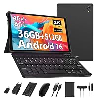 DOFACESH 2K Android 16 Tablet 10.68 Pollici, 36GB RAM+512GB ROM (2TB TF)