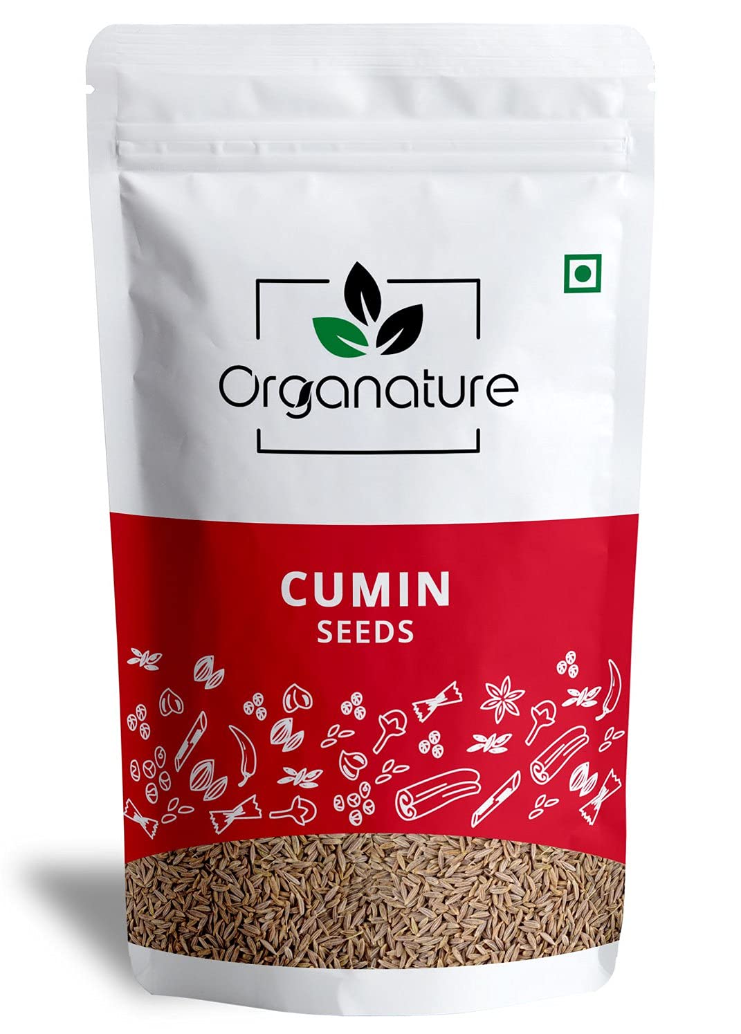 Organature Fresh & Natural Jeera | Whole Cumin Seeds | Whole Indian Spice | Safaid jeera - Pack of (350 Grams) (B08MQJMXF9) Amazon Price History, Amazon Price Tracker