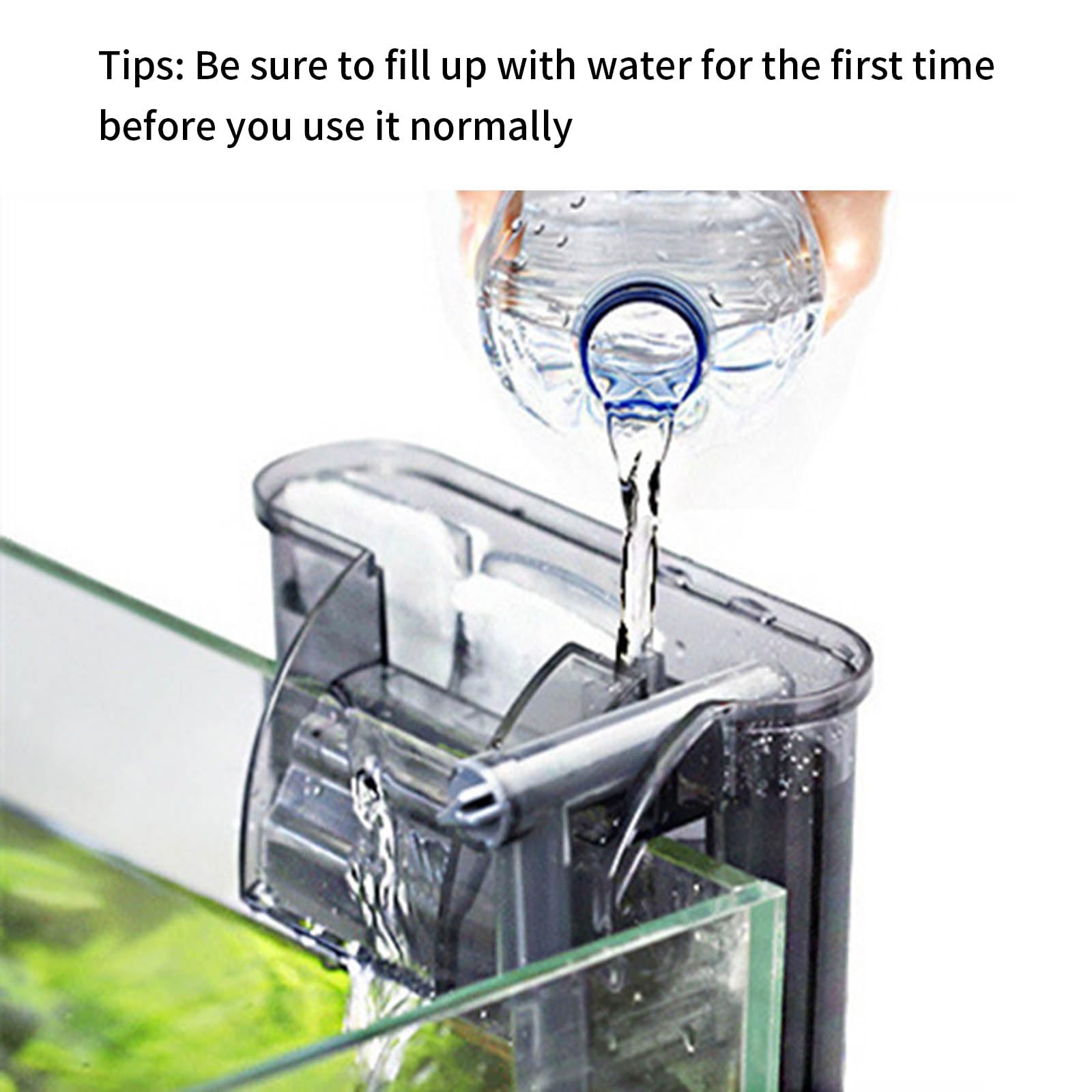 Eficiente máquina de ondas colgante para agua dulce y salada, filtro colgante para acuarios, acuarios, tanques de peces