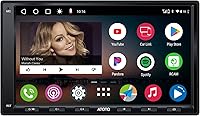 Vista 1 de ATOTO A6PF - Estéreo de coche Android de doble DIN, CarPlay inalámbrico, Android Auto inalámbrico, MirrorLink, navegación en pantalla táctil de 7