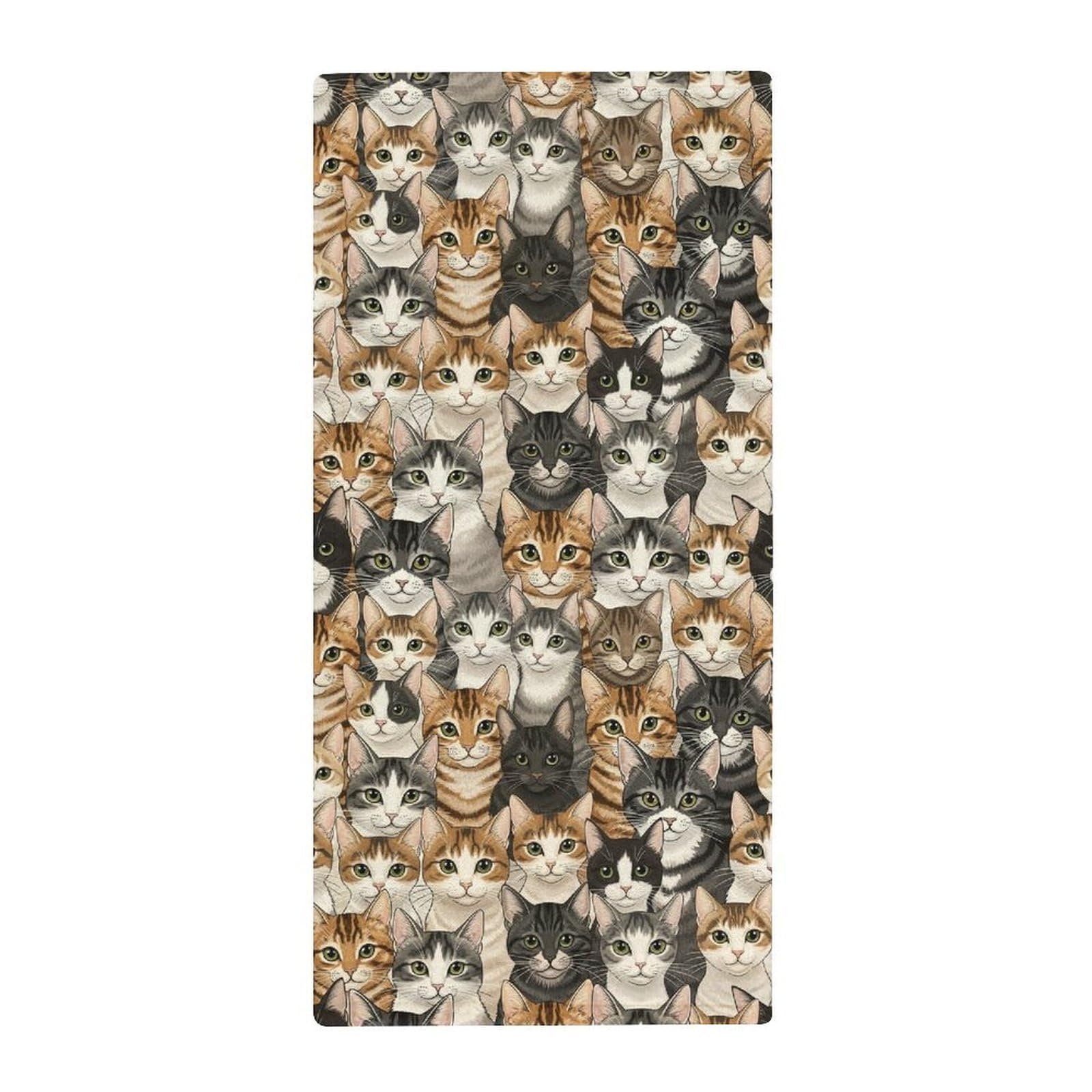 Anceky Professional Spa Face Towels, Packed Cats Super Soft Hand Towels for Hotels, Yoga & Luxury Bathrooms