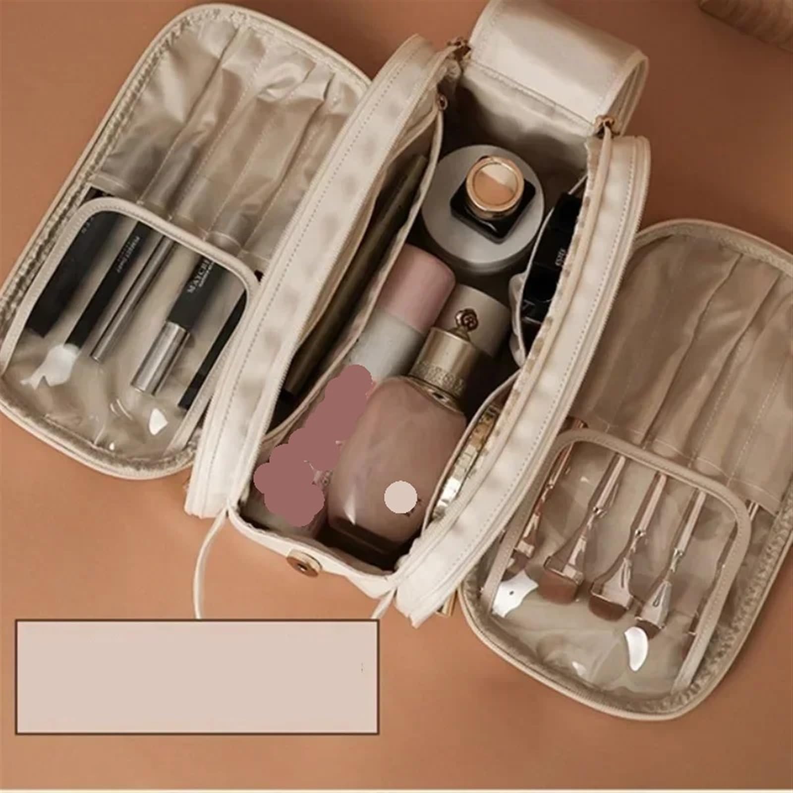 Borsa da Toilette Impermeabile Borse da viaggio Organizer for trucchi grande