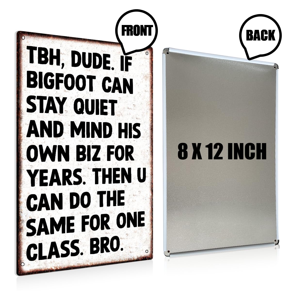English Teacher Gifts for Male English Teachers Women High Middle School Classroom Decor, Male Teacher Gifts, Retro Classroom Theme Wall Decoration, English Grammar Classroom Tin Sign