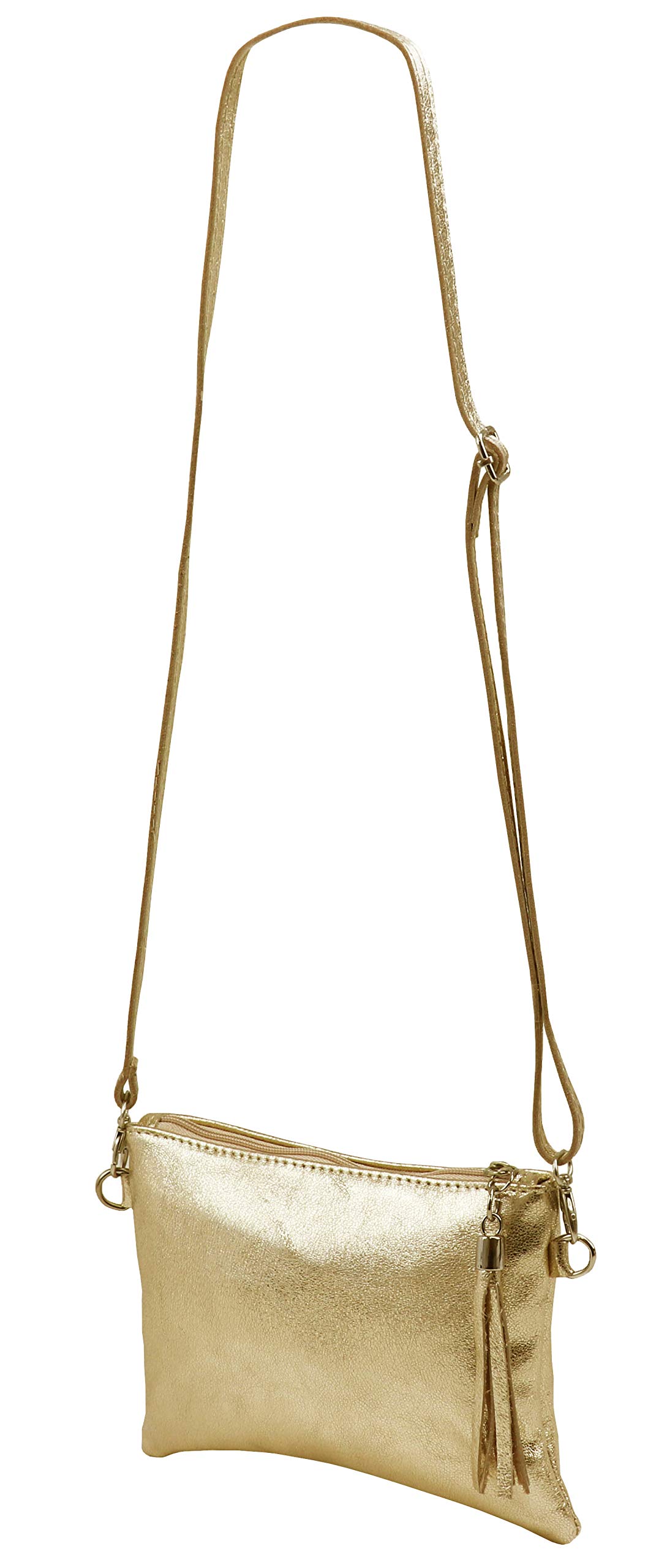 SH Leder Anny G248 - Bolso bandolera (piel, 22 x 15 cm)