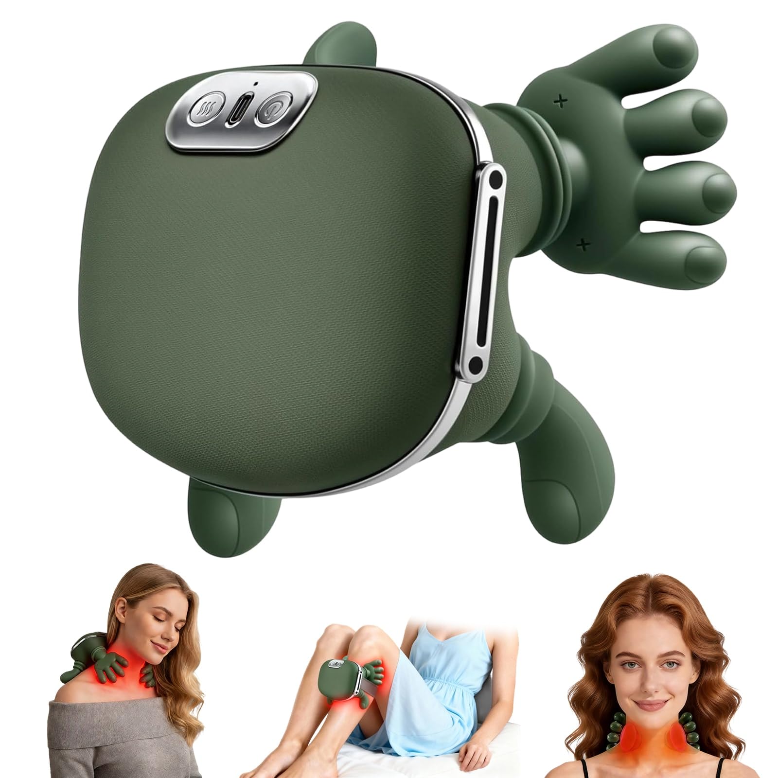 Photo 1 of ** sold as is no refund/return** see comments
Shoulder and Neck Massager with Heat, 4D Bionic Heated Neck Massage with Fingers Simulates a Real Palm Massage for Pain Relief Deep Tissue, Relaxation Muscle Tension, Ideal Gift for Men Women