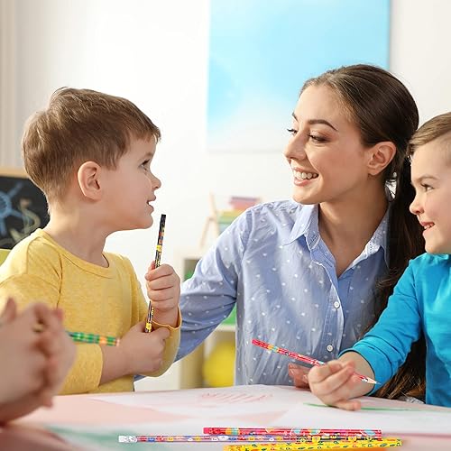 Miniatura 7 de 100 lápices temáticos de videojuegos surtido de lápices de madera cilíndrica con varios patrones de juego símbolos de juego recuerdos de fiesta de