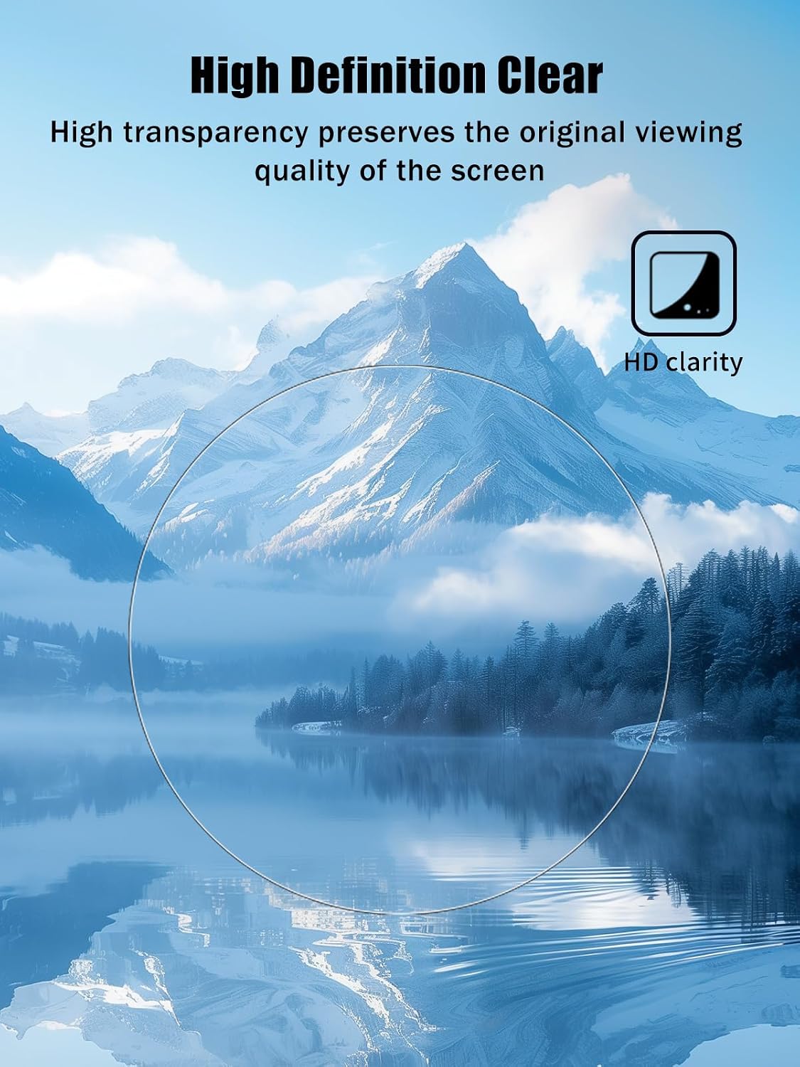 Screen Protector for Insta360 Mic Pro Transmitter, 9H Tempered Glass Film Impact Resistance Anti-Fingerprint High Sensitive, 3-Pack