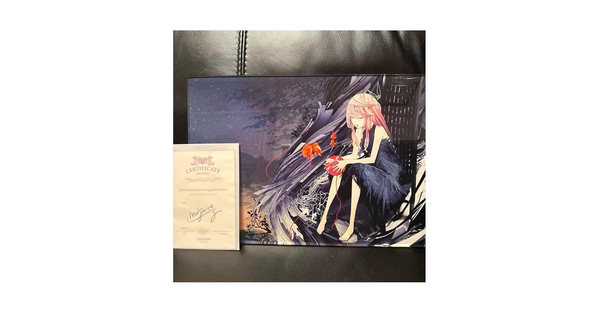 Amazon.co.jp: redjuice INORI展 複製原画 アクリルパネル 楪