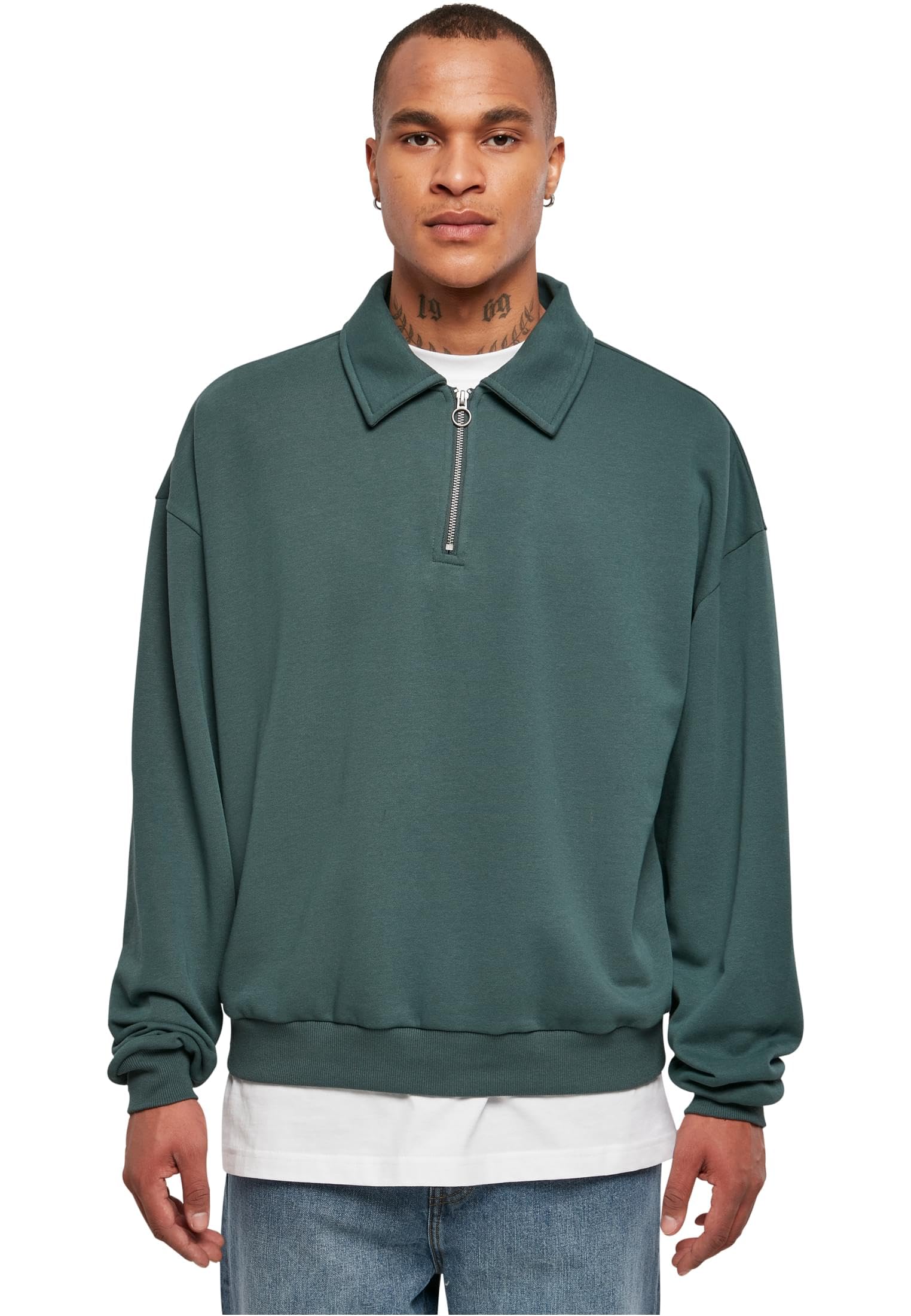 Urban Classics Koszula Mężczyźni Koszulka Collar Crew