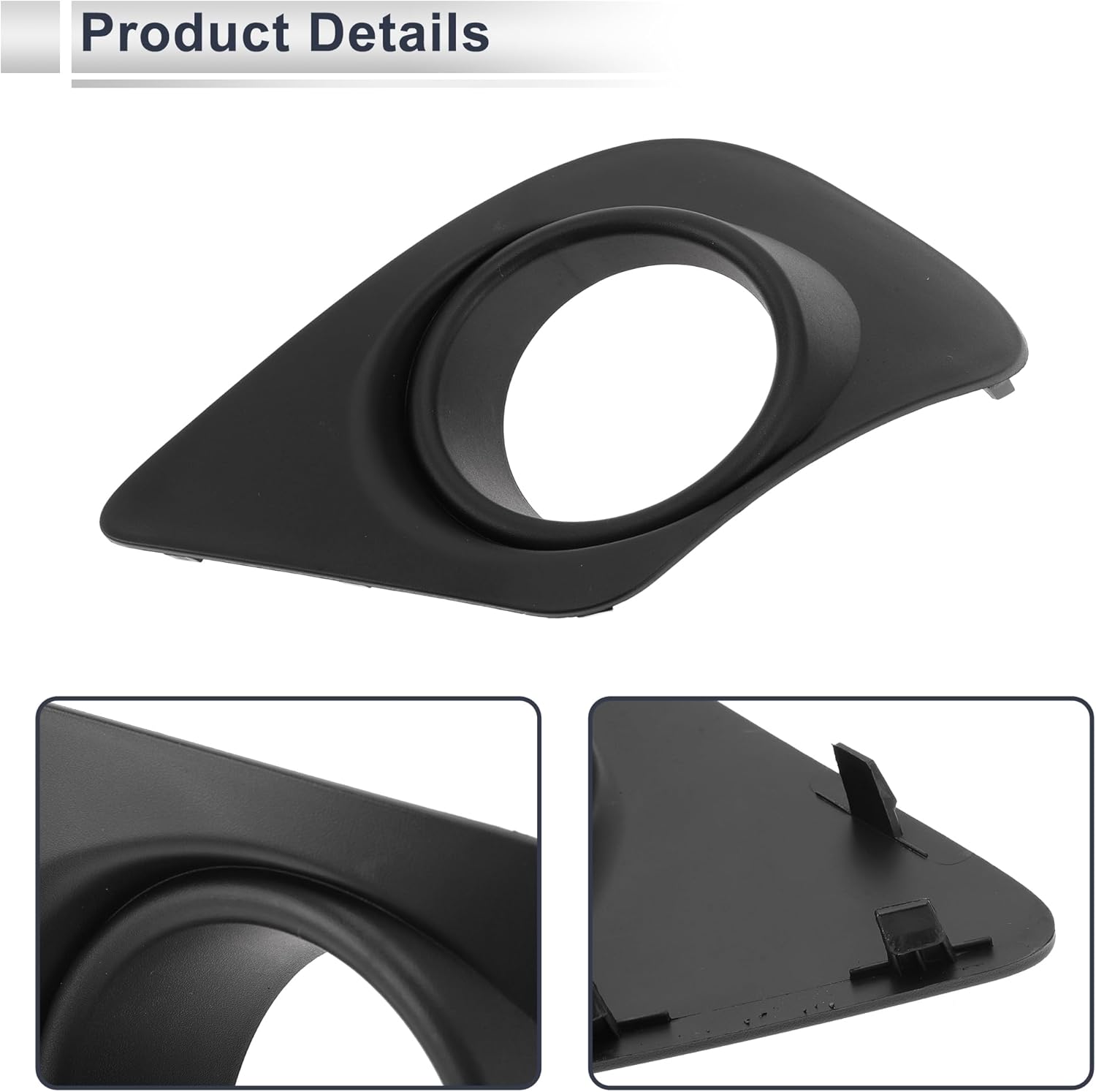 Front Left Fog Light Grill for Dodge Journey 2011-2018 Front Lower Bumper Fog Light Cover Inserts No.68088687AA ABS 1 Pc