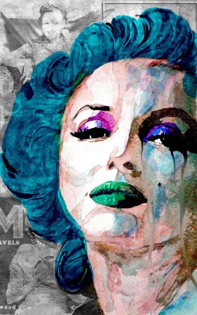 Seven Rays Marilyn Monroe Pop Art Abstract Poster (Medium, Multicolor)