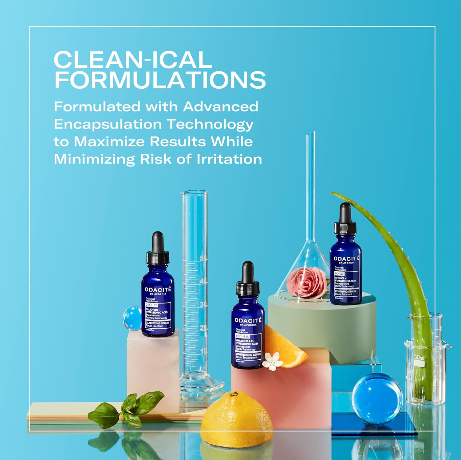 Odacite Clarifying Salicylic & Hyaluronic Acid Facial Serum for Acne - Acne-Prone Face Serum Reduces Blemishes & Clogged Pores - Vitamin E & Ylang Ylang Floral Water - 1 Fl Oz