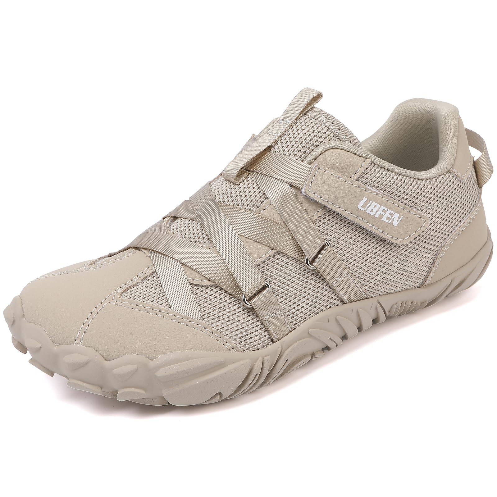 UBFEN Girls Barefoot Shoes Zero Drop Wide Toe Box Kids Boys Sneakers