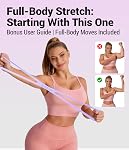 Upgraded Figure 8 Resistance Bands for Women with User Manual | High-Density Silicone .Gift-Ready Packaging . Beginner Workout Guide .Solid Comfort Handles .User Manual Included