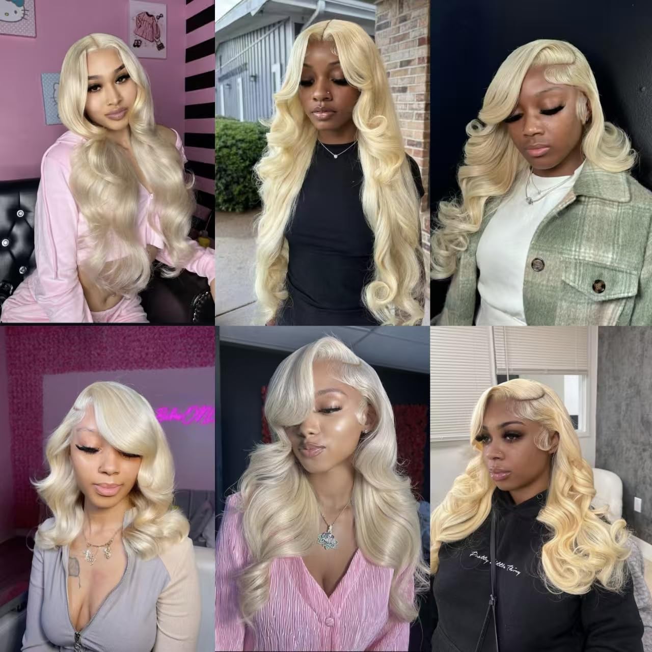REMY 613 Blonde Body Wave 20 Inch 100% Brazilian Virgin Hair Bundle - Double Machine Weft, Natural Unprocessed Blonde, Thick & Full Body Wave Weave Extensions for Black Women
