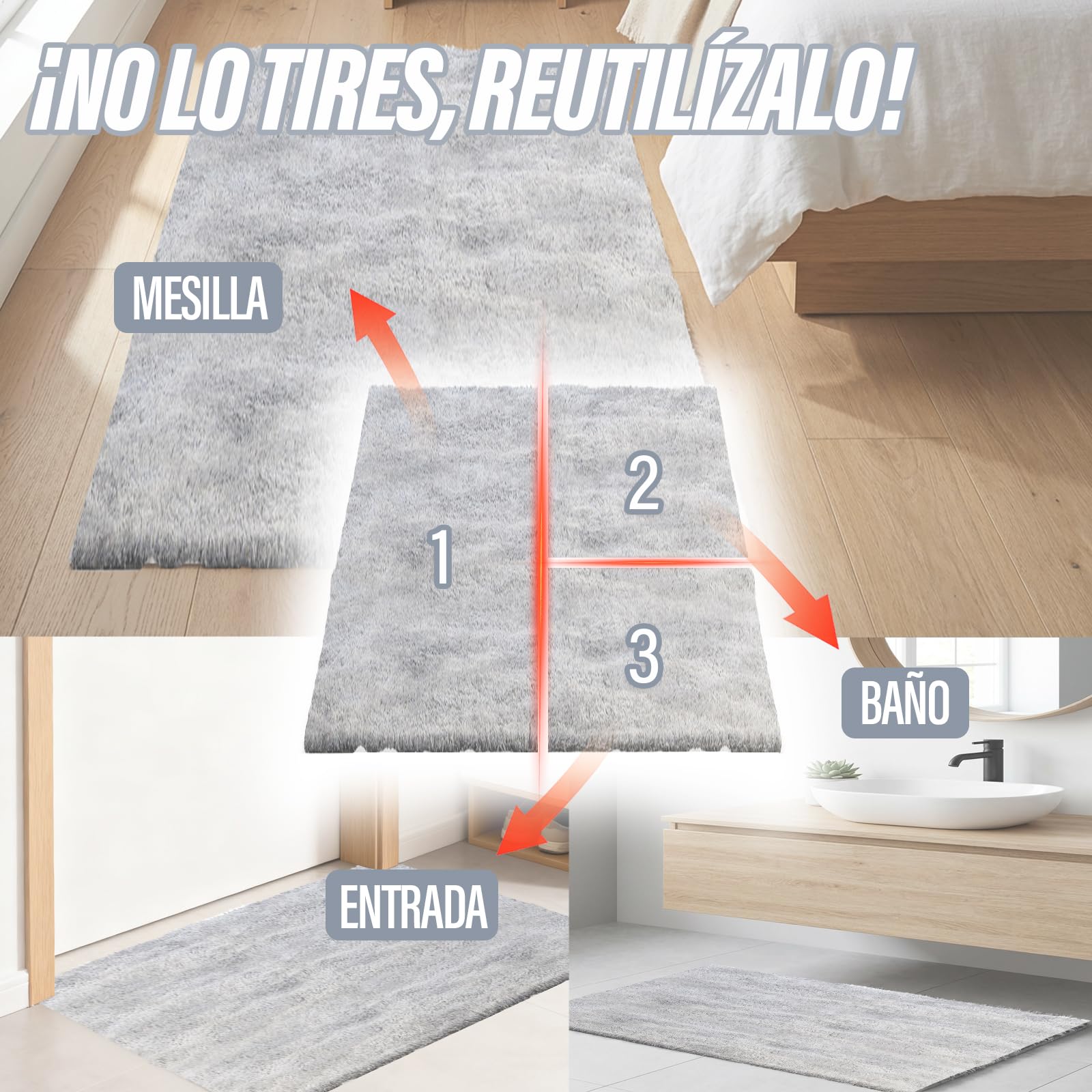 Herramienta profesional para cortar alfombras con dos funciones, cortador de lazo para alfombras con 15 cuchillas de alto rendimiento, cuchilla de corte retráctil