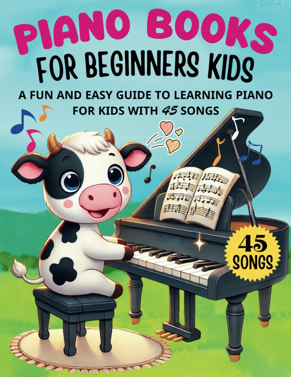 Piano Books for Beginners Kids: A Fun and Easy Guide to Learning Piano for Kids With 45 Songs