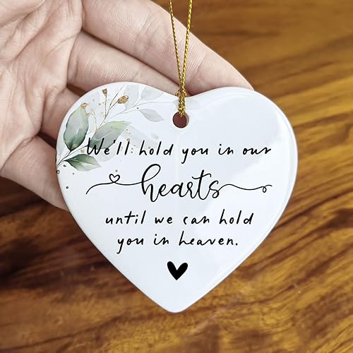 Miniatura 2 de We'll Hold You In Our Hearts Christmas Ornament Loss of Loved One Miscarriage Holiday Ornament Memorial Gift In Memory Remembrance Gift Child Loss