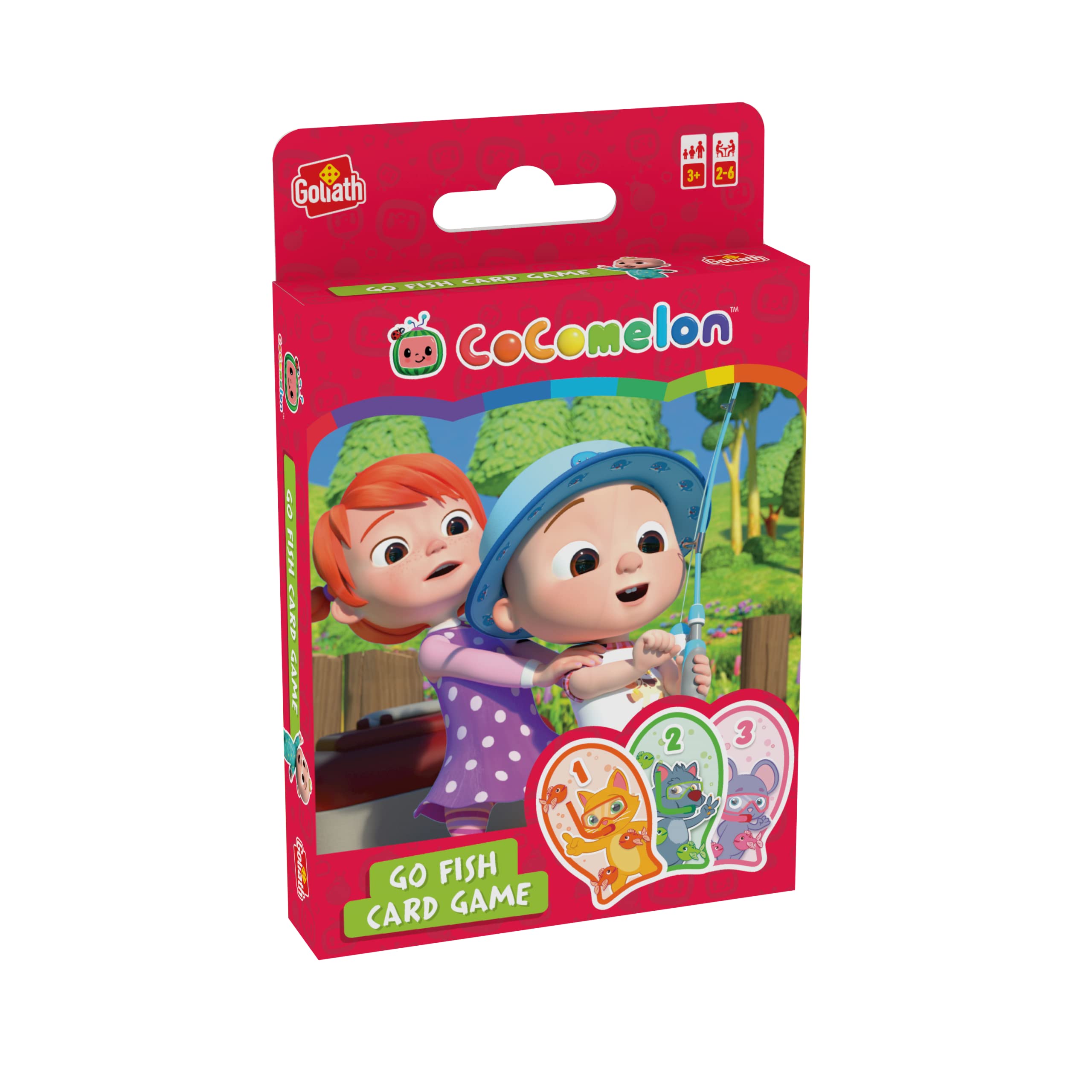 Goliath Games Shark Bite with Bonus Let's Go Fishing Gioco di carte Giochi d'azione per bambini | Per i 4 anni | Per 2-4 giocatori