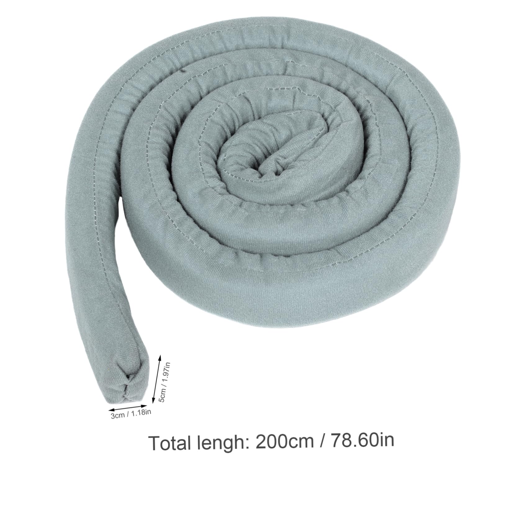 KICHOUSE Bed Wedge Pillow Headboard Gap Filler Full Size Bed Strip Under Blocker