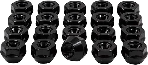 Vista 36 de Wheel Accessories Parts 20 piezas M14x1.5 14x1.5 Rosca corta camión corto 1.50 pulgadas de largo Tuercas estriadas cromadas 6 ranuras hexagonales