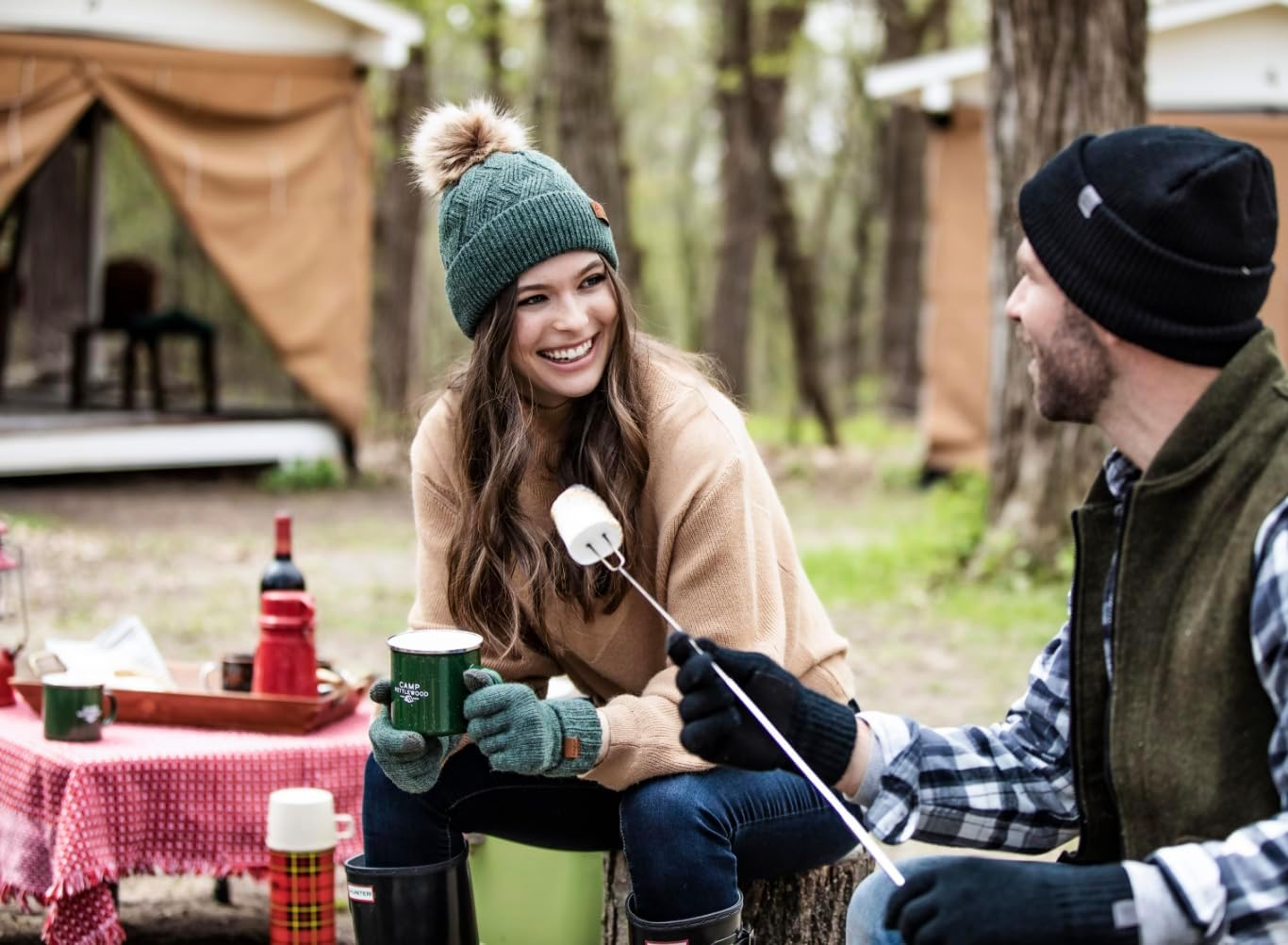 Britt's Knits Womens Stylish Warm Knit Mainstay Plush-Lined Pom Pom Cold Weather Hat - Image 7