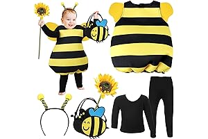 Adorable Infant Bumblebee Costume for Halloween Festivities