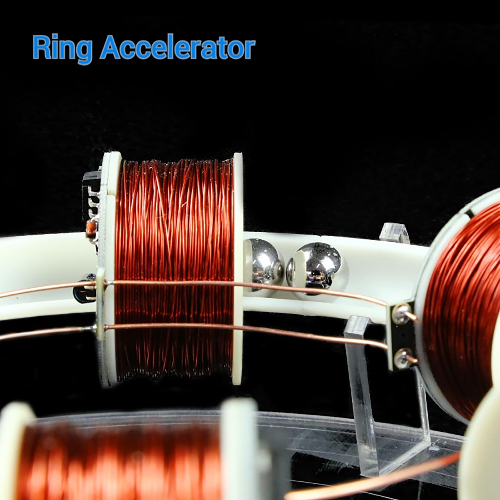 Kit Fisica Acceleratore Elettromagnetico con Binario Circolare per Esperimenti di Laboratorio e Progetti Educativi FAI DA TE
