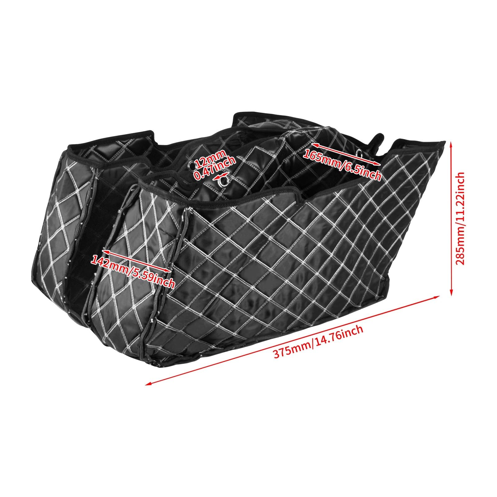 Mat do Ładowania dla Motocykla Do Touring Road Glide Electra Glide 2024-up | Sakwy motocyklowe Wkładka dywanikowa do toreb podsiodłowych(Saddlebag Liners A)