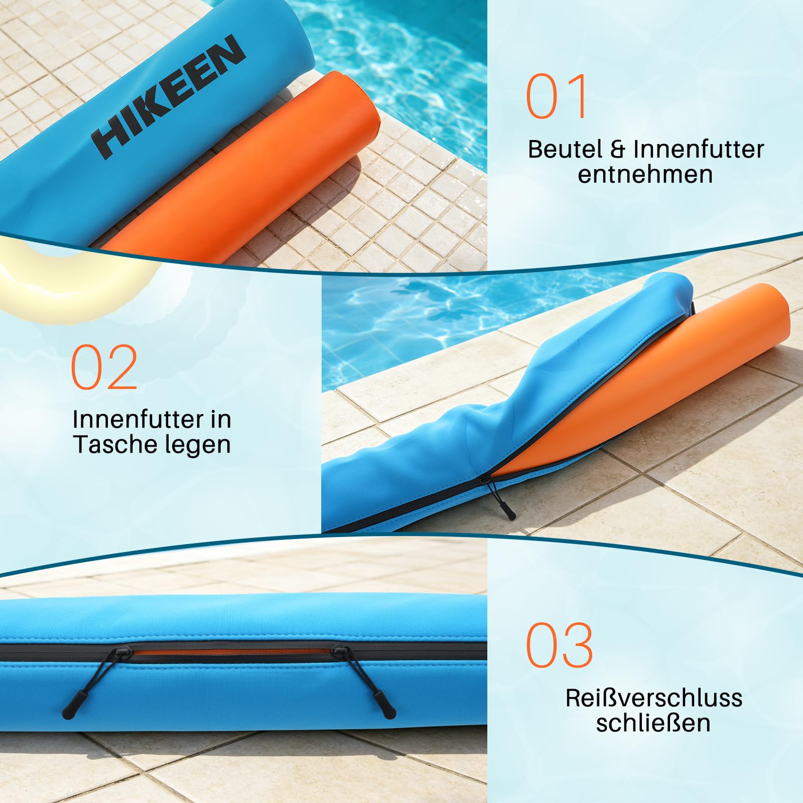 BOOSTEADY Tubo Galleggiante Piscina, Tubo Piscina
