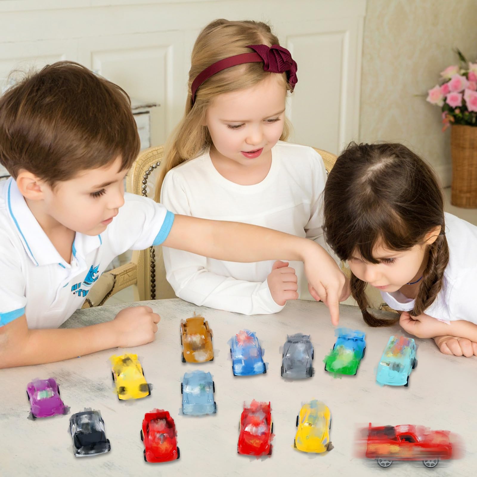 yumcute 6PCS Toy Cars Set, Children's Racing Toys, Kids Toys Suitable for Children over 3 Years Old, Toy Cars for BoysCreative Sports Car, Movie Character - Image 4