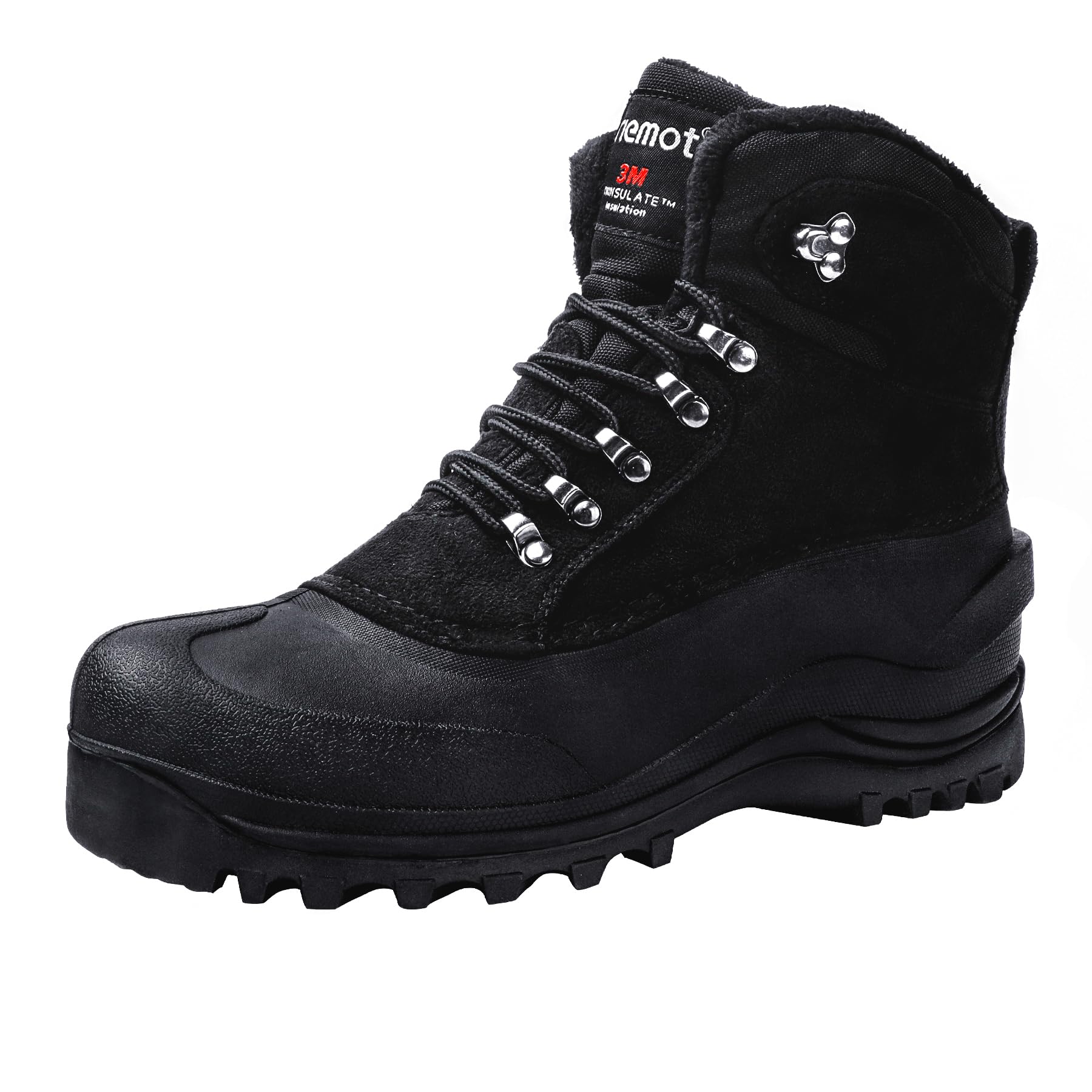 riemot Botas de Nieve para Hombre Mujer, Botas de Senderismo Impermeables Deportes Trekking Zapatos Invierno Cálido Forro de Piel Antideslizante Sneakers, para Exterior, Caminar, Viaje, Casuales