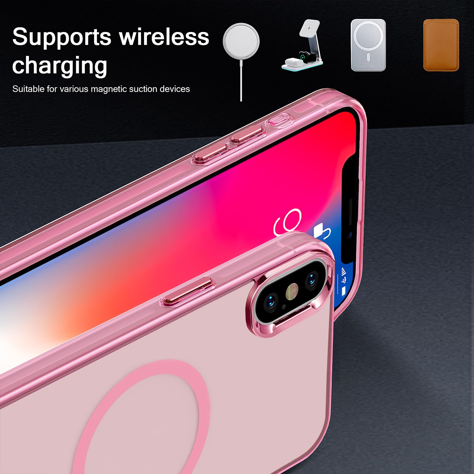 Amazon.com: S. Tedazo Magnetic Case for iPhone X/Xs (5.8 inch