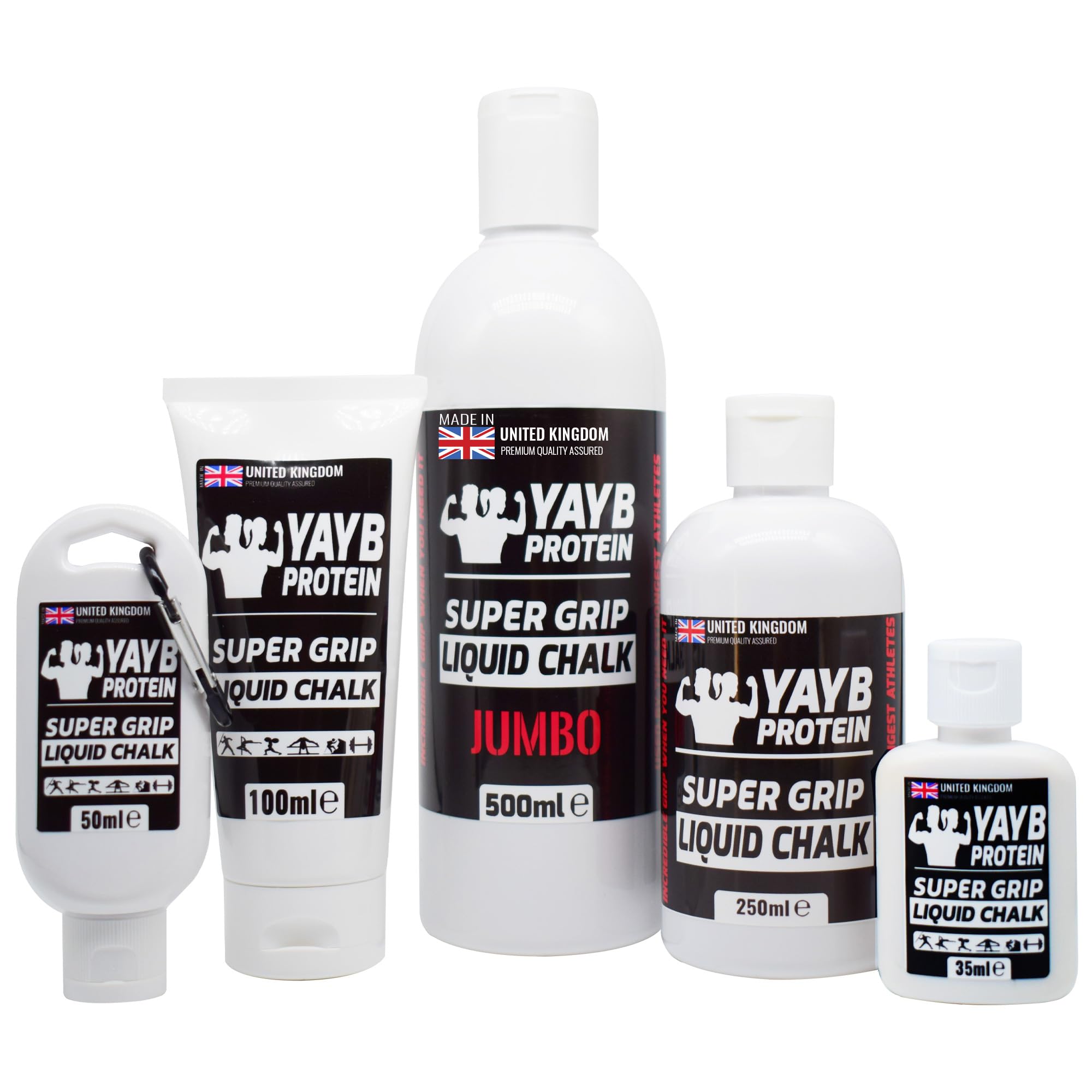 YAYB LIQUID CHALK | Powerful Grip Formula | Sweat-Free Hands | Sports Chalk | Weight Lifting | Rock Climbing | Power Lifting | Weight lifting | Bodybuilding