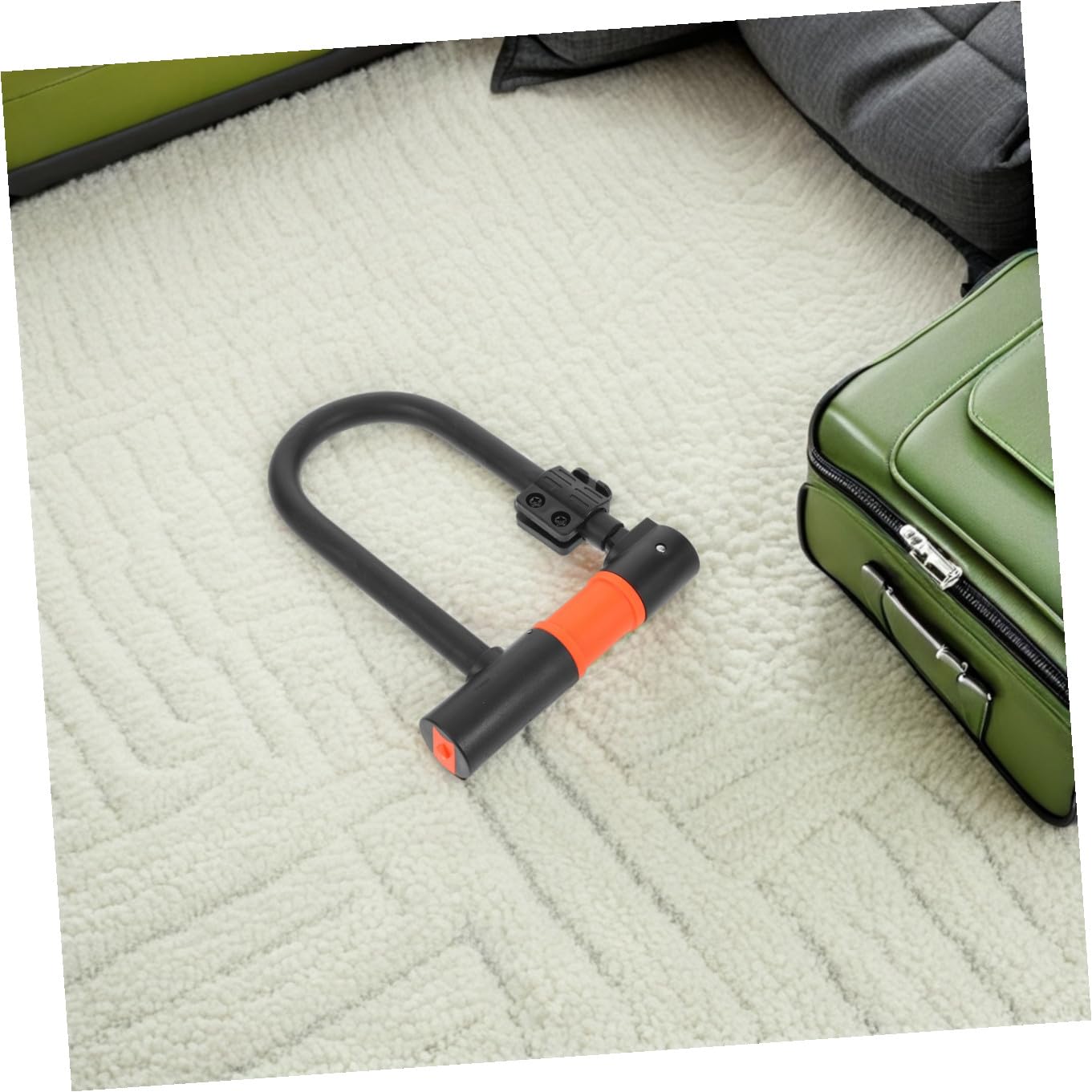 HANABASS Candado U Antirrobo para Bicicleta y Patinete Cable Reforzado Adaptable Construcción Duradera Aleación Gruesa Protección Segura para Bicicletas y Bikes Diseño y Resistente