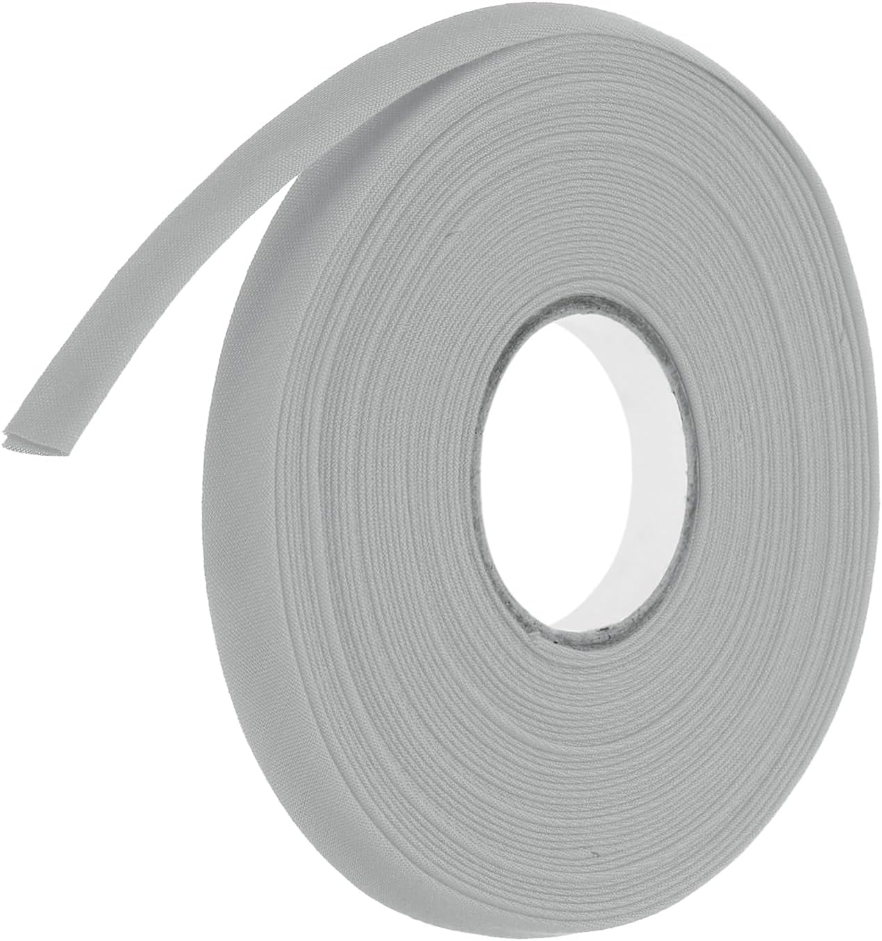 sourcing map 2/5 Inch Double Fold Bias Tape Polyester Continuous Bulk Bias Tape for Sewing,Seaming Quilting Hemming Binding Crafts (Grey 10 Yards)