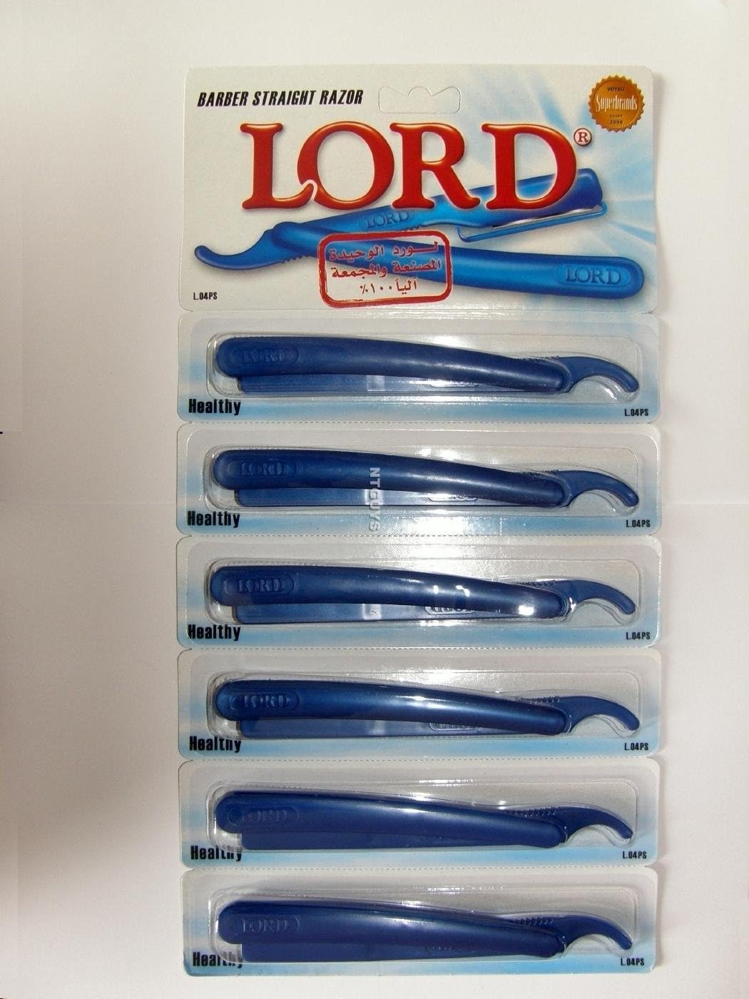 Straight Razor Barber Single Edge Disposable 12 pcs. L04PS