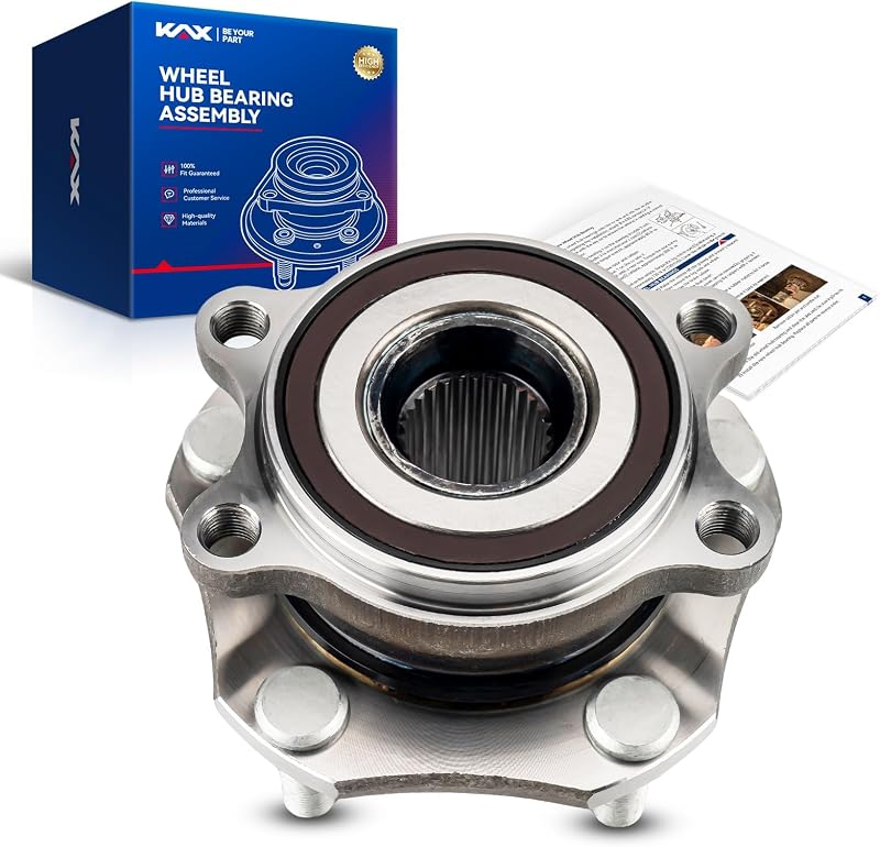 Cubo e rolamento de roda dianteiro KAX 513357 para Nissan Rogue e Rogue Sport, 5 furos – 1 unidade