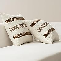 Vista 6 de MIULEE Fundas de almohada lumbares decorativas bohemias, cojín de algodón retro, tejidas de macramé para decoración del hogar para cama, sofá
